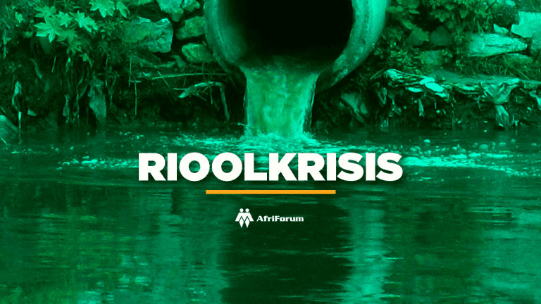 AfriForum ruik ’n rot oor vrot rivierwater in Stellenbosch; dien klag in by Inligtingsreguleerder