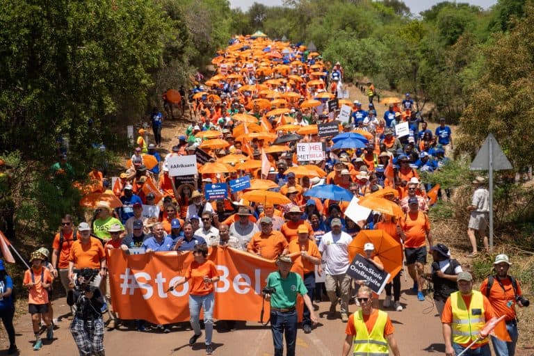 Cosatu’s allegations of old apartheid flags at Bela protest are false