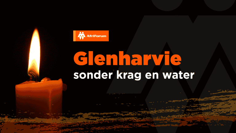 Glenharvie, sonder krag en water