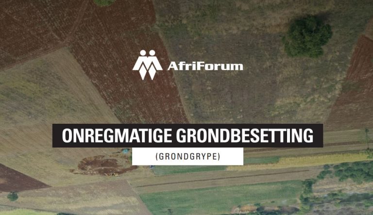 AfriForum gee wenke vir wanneer grondgrypers toeslaan