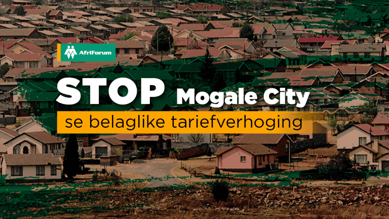 Stop Mogale City se belaglike tariefverhoging