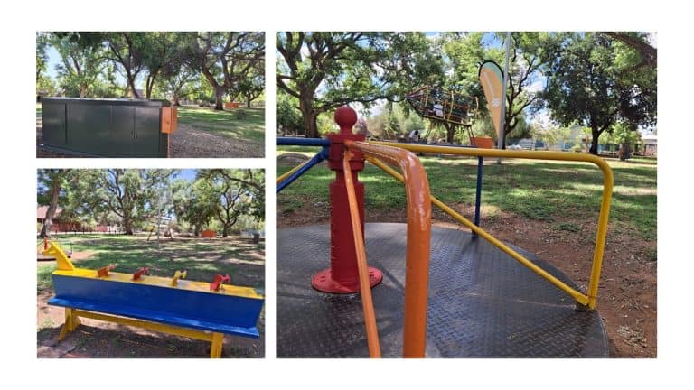 Nuwe, kleurvolle baadjie vir Koenstraatpark in die Rand
