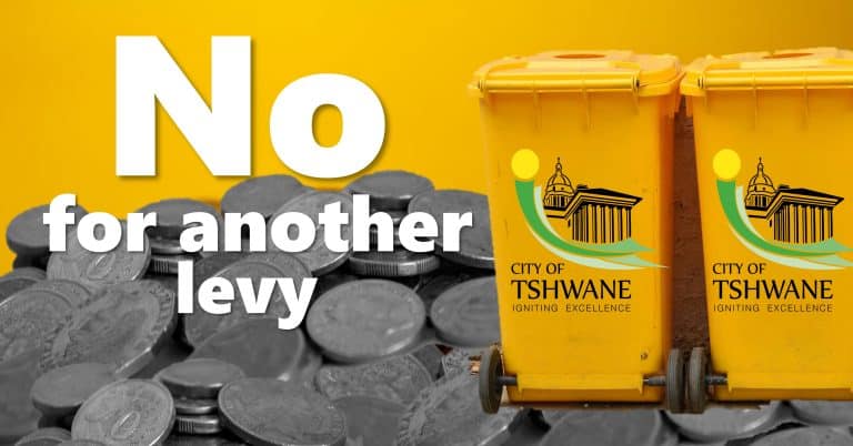 Tshwane Metro’s proposed levy unlawful – AfriForum
