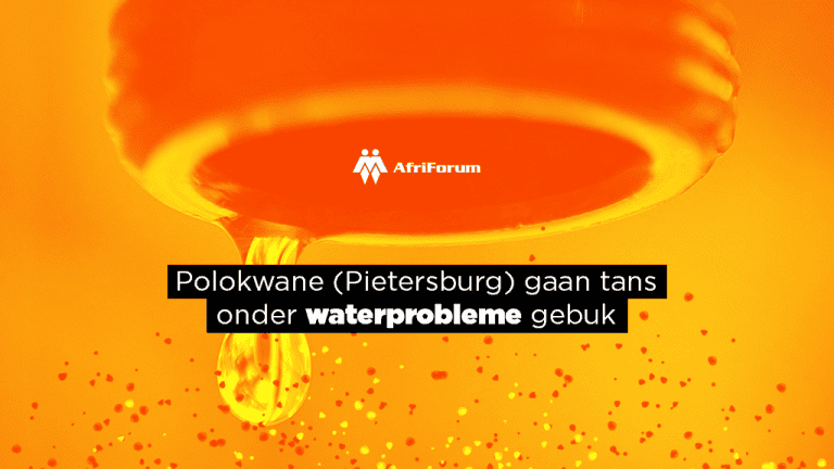 Polokwane (Pietersburg) gaan tans onder waterprobleme gebuk