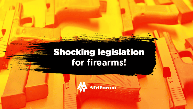 Shocking legislation for firearms!
