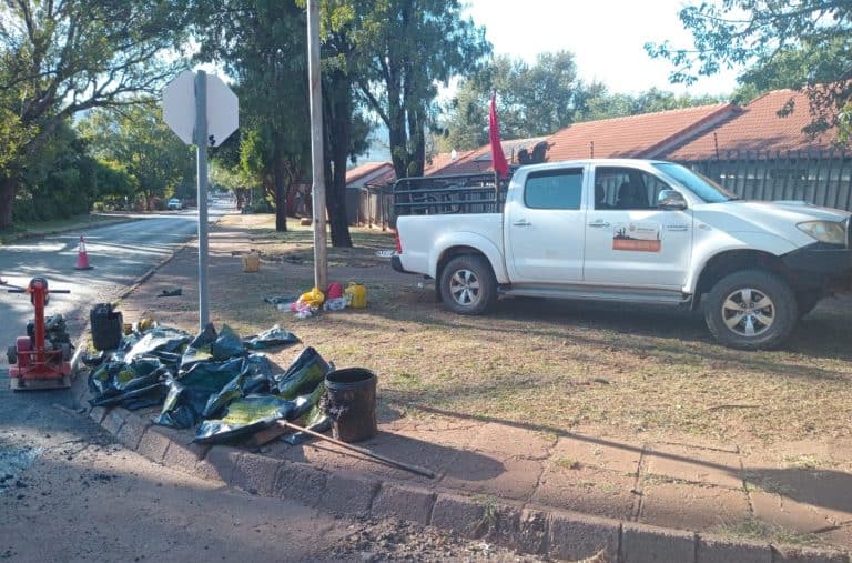 AfriForum pak gevaarlike slaggat in Thabazimbi