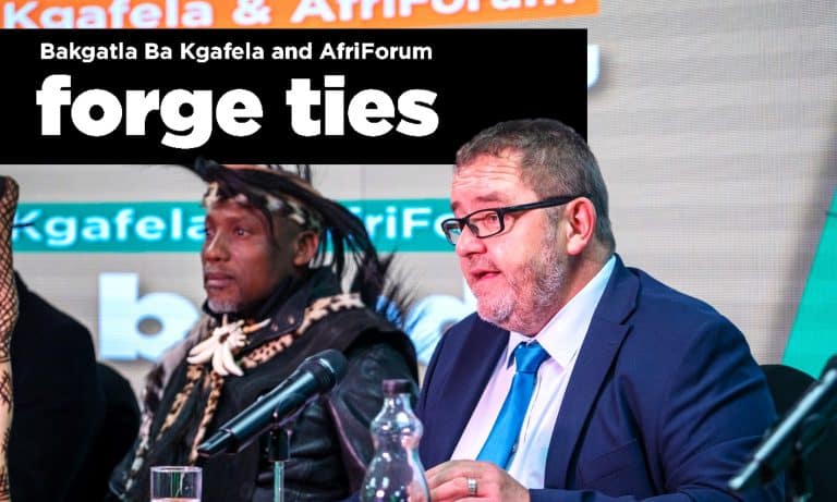 AfriForum and the Bakgatla Ba Kgafela conclude historic agreement