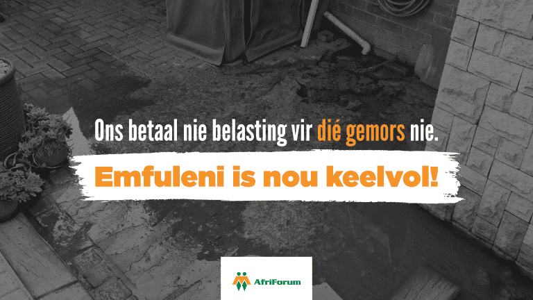 Ons betaal nie belasting vir dié gemors nie.