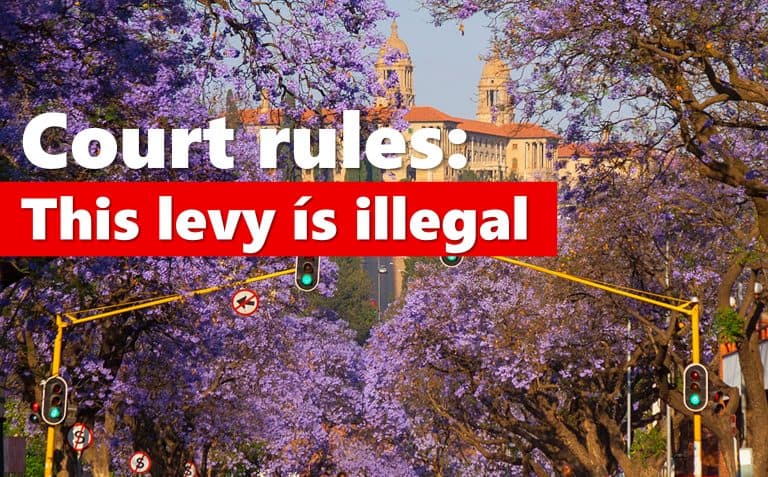 AfriForum wins city cleansing levy case against Tshwane Metro: Court rules levy is illegal