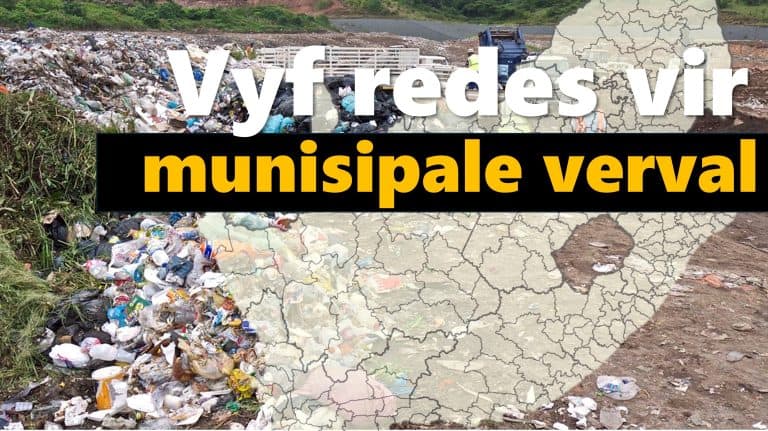 Vyf redes vir munisipale verval – Deel 1: Politieke inmenging