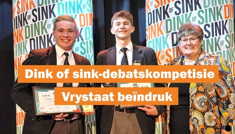Vrystaatse leerders beïndruk in streeksuitdun van AfriForum se Dink of Sink-debatskompetisie