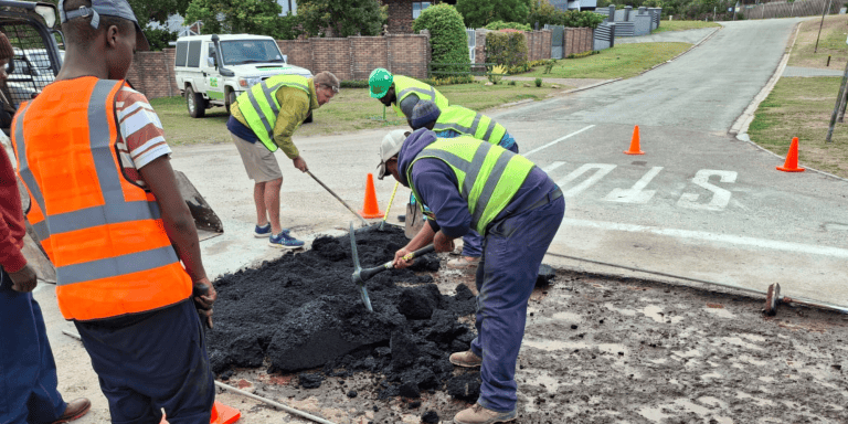 AfriForum continues repairs at dangerous Sedgefield intersection