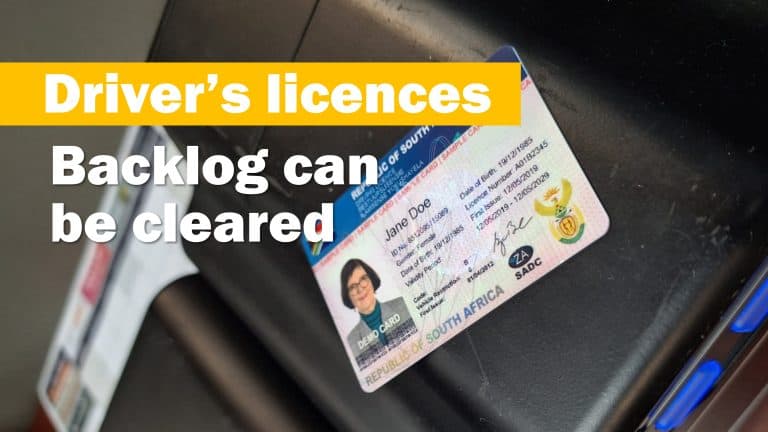 Driver’s licences: Backlog can be cleared, AfriForum proves with printing of sample licence cards