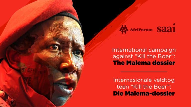 AfriForum handig Malema Dossier in by VSA-komitee wat sanksies-wetsontwerp goedgekeur het