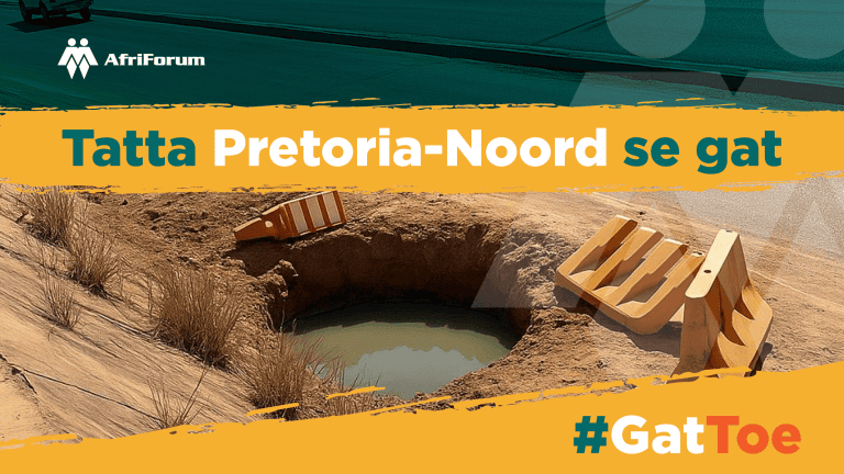 Pretoria-Noord se gat: ons maak dit toe, saam met jou!