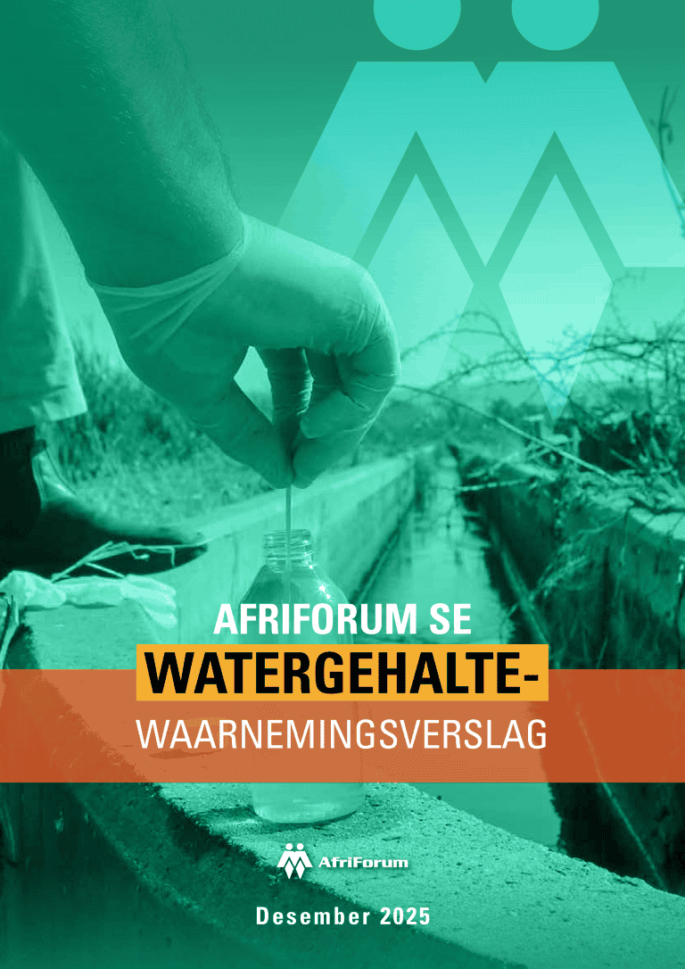 2025 AfriForum Watergehaltewaarnemingsverslag