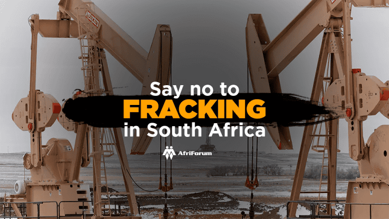 Say no to fracking in South Africa