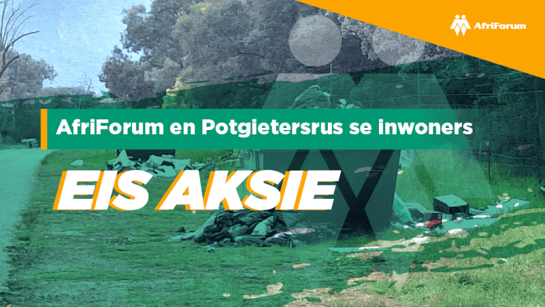 AfriForum en Potgietersrus se inwoners eis aksie