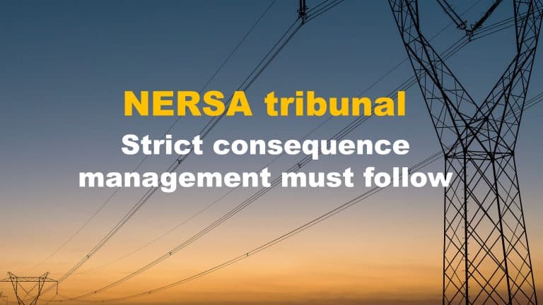 Strict consequence management must follow NERSA tribunal, says AfriForum