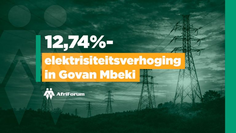 12,74%-elektrisiteitsverhoging in Govan Mbeki