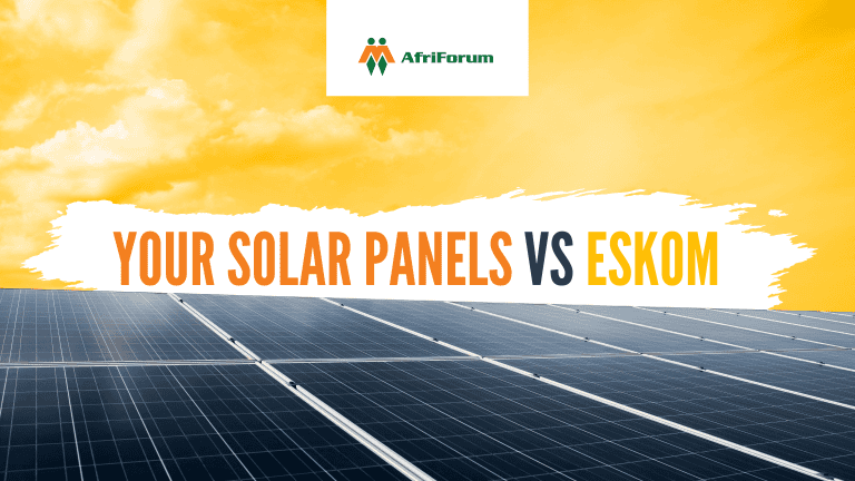 Your solar panels vs Eskom