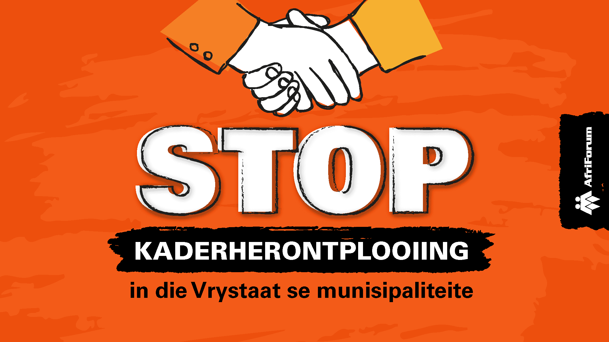 Ecard en petisie banier - Vrystaat - Sané - 12 Maart-02