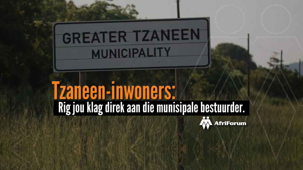 Petisiebanier-Tzaneen-inwoners