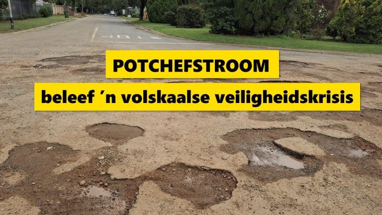 AfriForum rig aanmaningsbrief aan JB Marks-munisipaliteit oor infrastruktuurverval