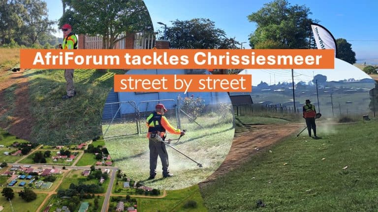Street by street, AfriForum shows that self-governance is possible in Chrissiesmeer