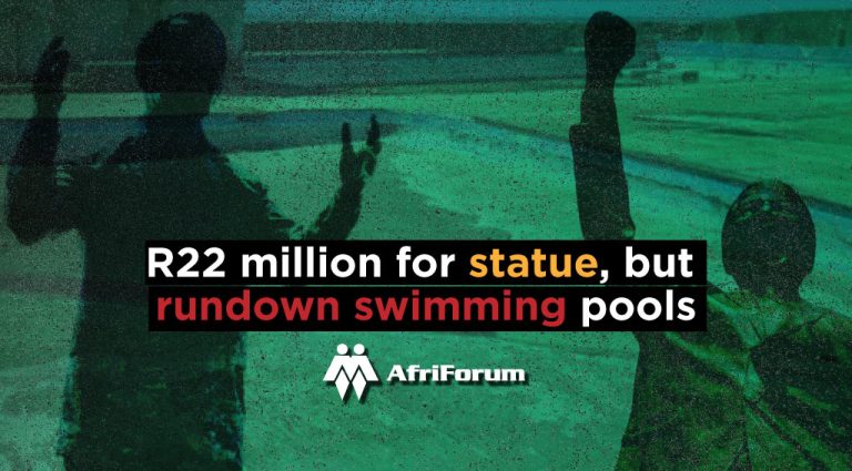 R22 million for statue, but rundown swimming pools