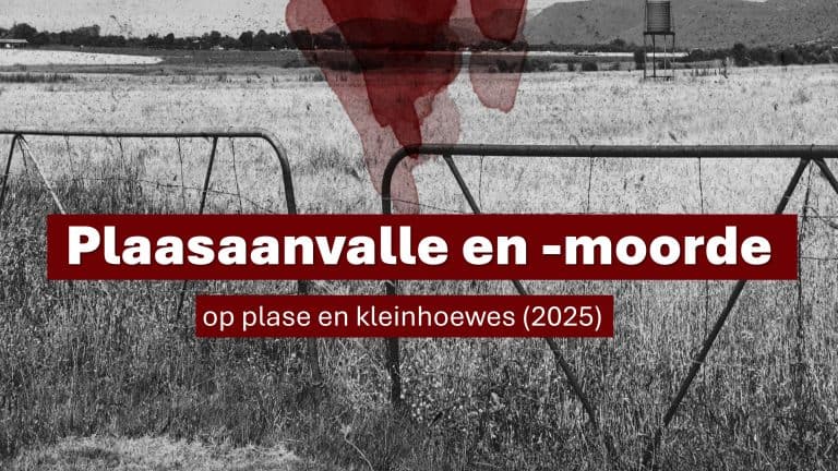 Geweld tydens plaasaanvalle kommerwekkend hoog, toon jongste AfriForum-verslag