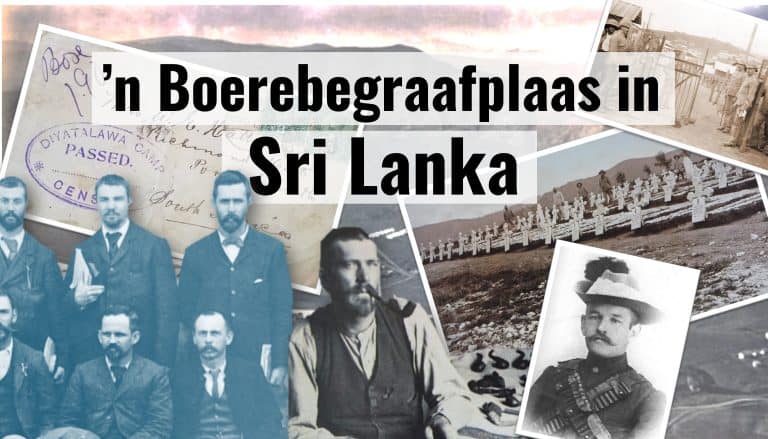 Die Boerebegraafplaas en -gedenkteken in Sri Lanka