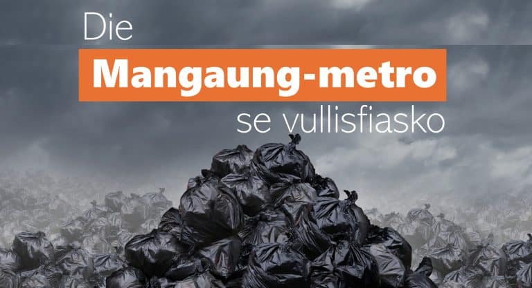 Mangaung-vullisfiasko: Só probeer metro hof bedrieg – AfriForum