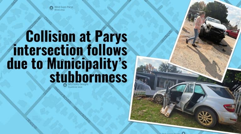 Collision at Parys intersection follows due to Municipality’s stubbornness – AfriForum