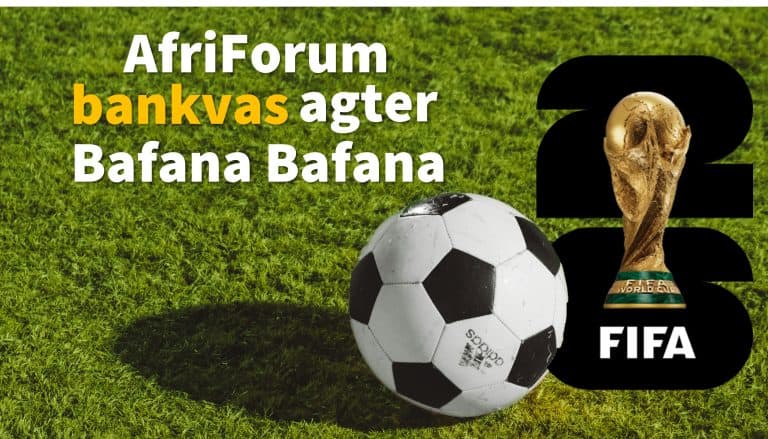 AfriForum bankvas agter Bafana Bafana