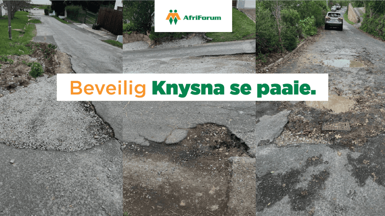 Beveilig Knysna se paaie
