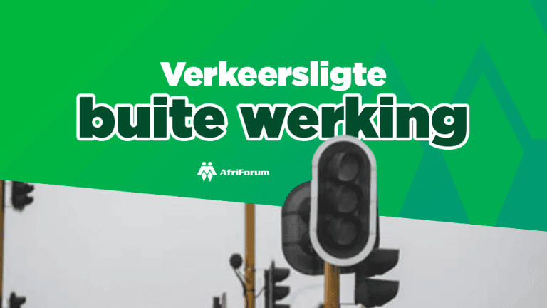 Verkeersligte buite werking