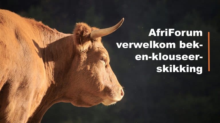 AfriForum verwelkom bek-en-klouseer-skikking