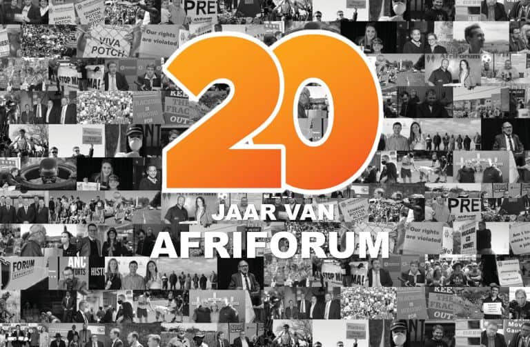 AfriForum vier 20 jaar van veg en bou