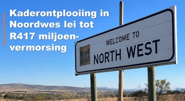 Kaderontplooiing in Noordwes lei tot R417 miljoen-vermorsing – AfriForum dring aan op ondersoek