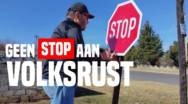 Geen STOP aan AfriForum in Volksrust!