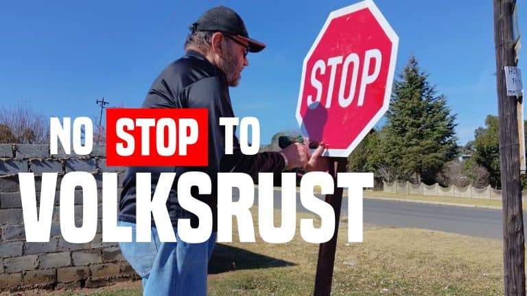 No STOP to AfriForum in Volksrust!