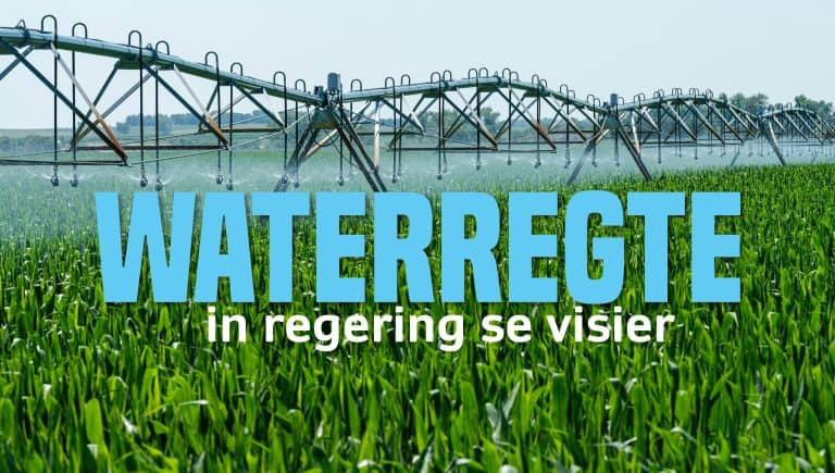 Waterregte in regering se visier: Rigiede transformasiemaatreëls en groter staatsbeheer riskant, waarsku AfriForum