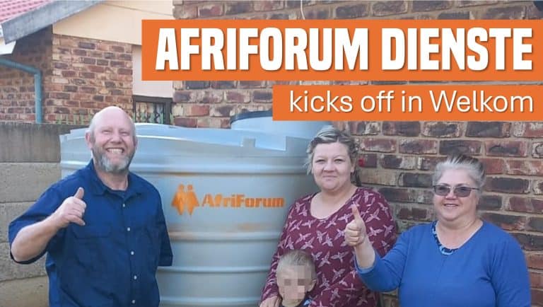 AfriForum offers a solution to the ongoing service delivery crisis in Matjhabeng Municipality