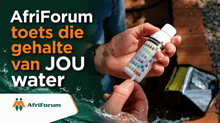 AfriForum toets die gehalte van jou water.