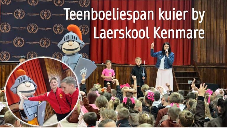 AfriForum se Teenboelieveldtog rus Laerskool Kenmare-leerders toe om boeliegedrag hok te slaan