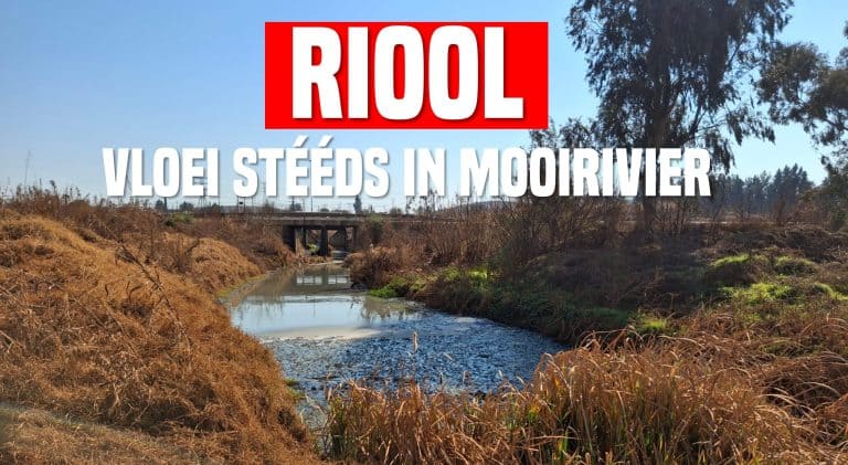 Riool vloei stééds in Mooirivier: AfriForum appelleer teen MRK se sluiting van klagte