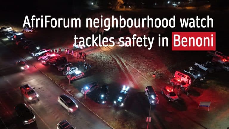 AfriForum neighbourhood watch joins forces with ten other security partners during mass patrol in Benoni