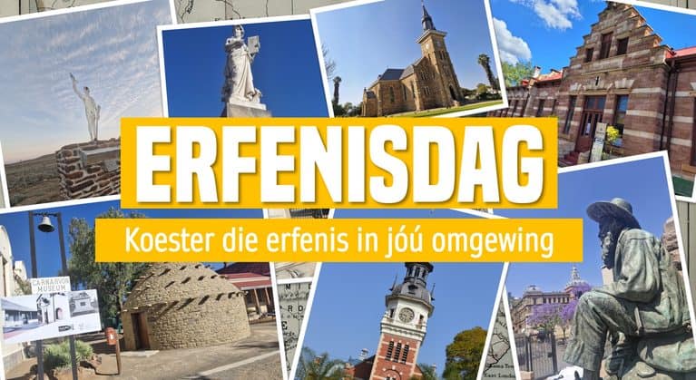 Erfenisdag: Koester die erfenis in jóú omgewing