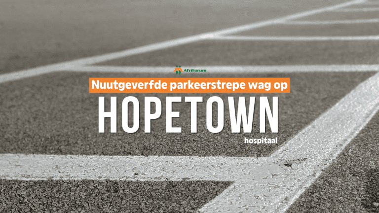 AfriForum skenk padverf aan Hopetown-staatshospitaal